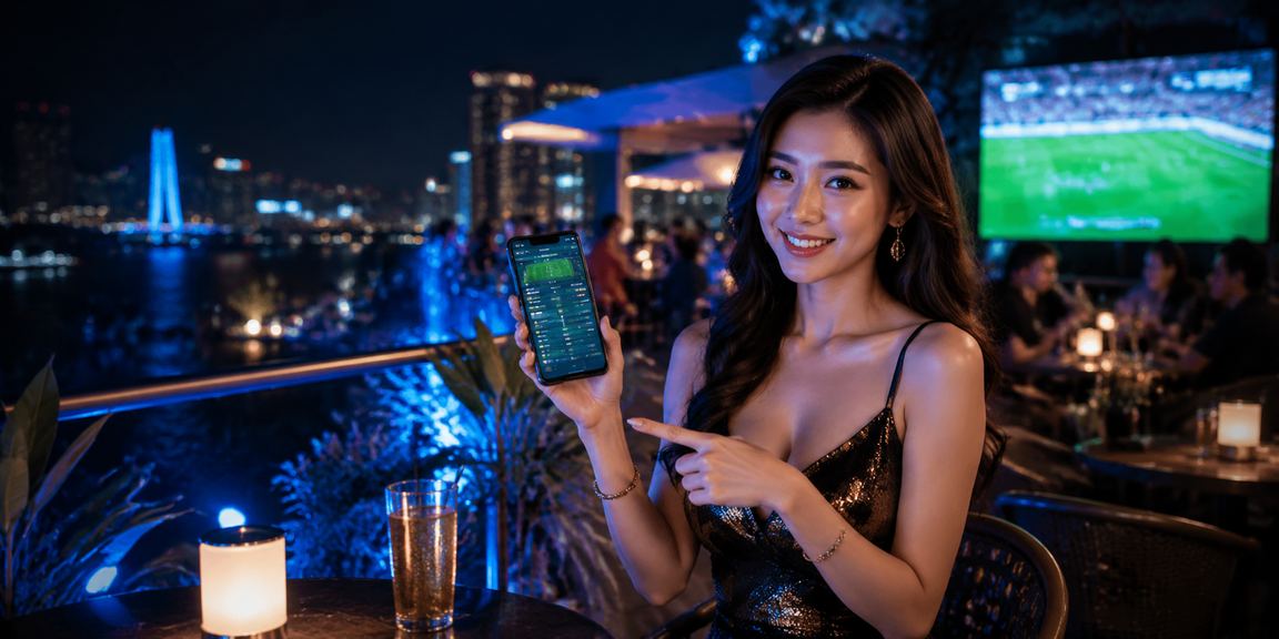 Người dùng tại Hà Nội xem kèo thể thao trên điện thoại di động bên tách cà phê